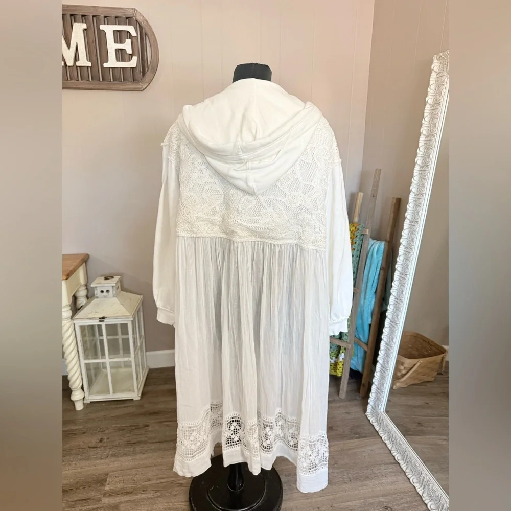 Free People • Float On Duster Hooded Cardigan